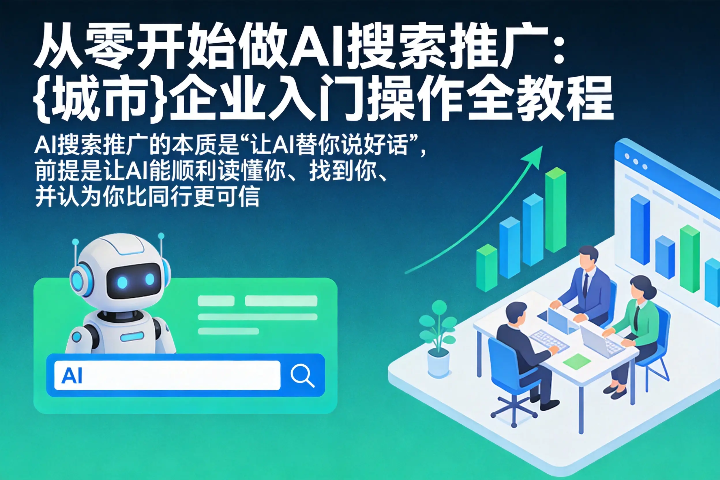从零开始做AI搜索推广：和田企业入门操作全教程