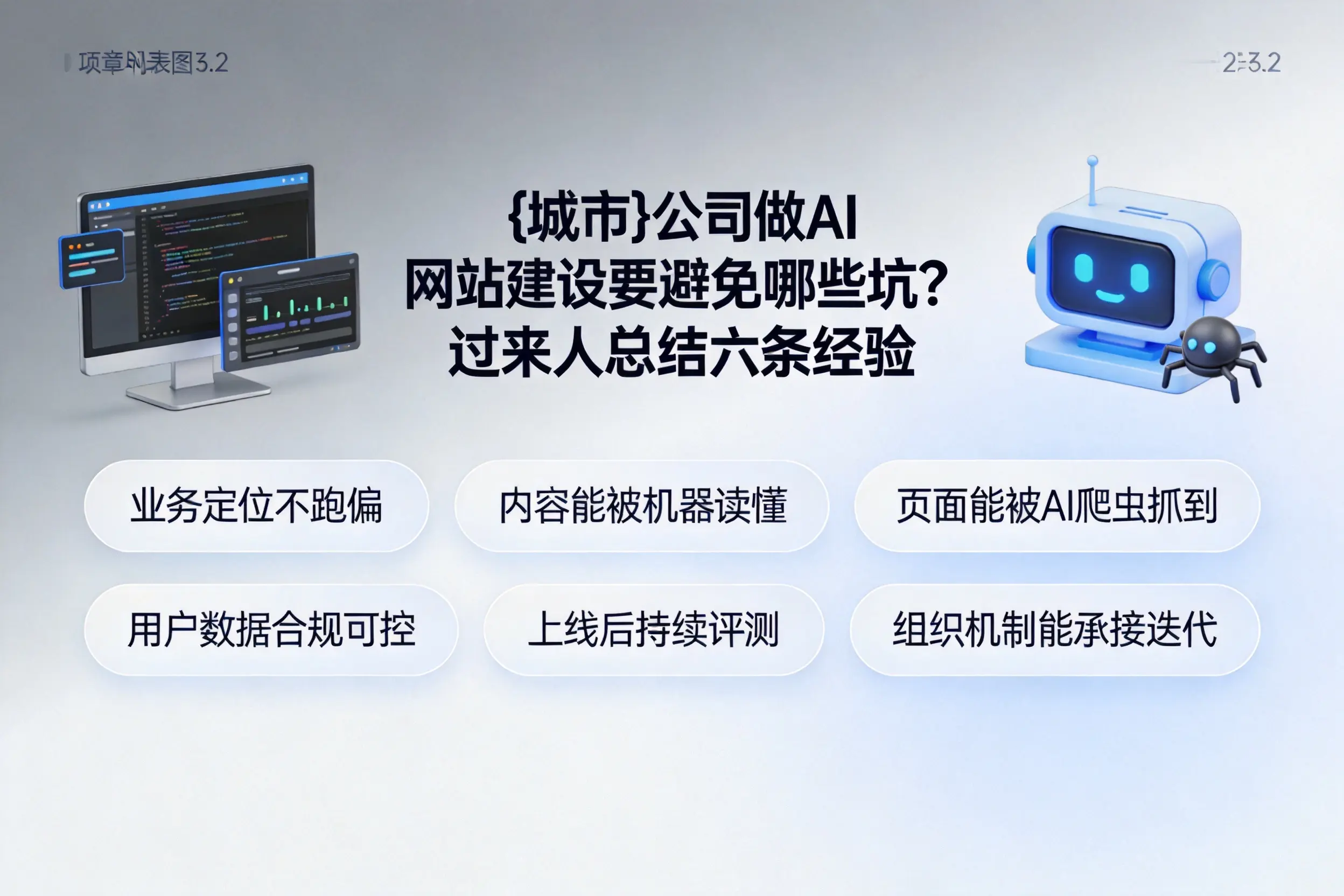 和田公司做AI网站建设要避免哪些坑？过来人总结六条经验